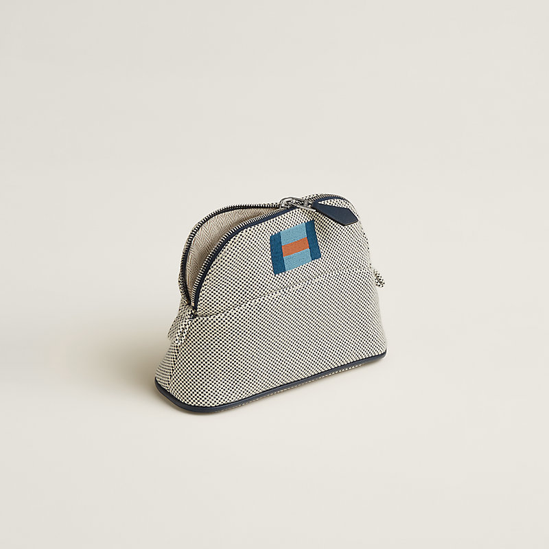 kii♡❤︎HERMES エルメス　ボリードポーチ　ミニミニ　ネイビー kii♡❤︎HERMES エルメス ボリードポーチ ミニミニ ネイビー